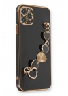 Mey İthalat®  iPhone 11 Pro Kılıf Esila Silikon - Siyah
