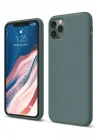 Mey İthalat®  iPhone 11 Pro Kılıf First Silikon - Koyu Yeşil