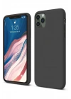 Mey İthalat®  iPhone 11 Pro Kılıf First Silikon - Siyah