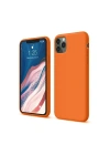Mey İthalat®  iPhone 11 Pro Kılıf First Silikon - Turuncu