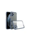 Mey İthalat®  iPhone 11 Pro Kılıf Miami Şeffaf Silikon - Gri