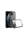 Mey İthalat®  iPhone 11 Pro Kılıf Miami Şeffaf Silikon - Siyah