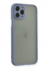 Mey İthalat®  iPhone 11 Pro Kılıf Montreal Silikon Kapak - Gri