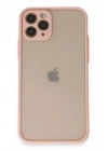 Mey İthalat®  iPhone 11 Pro Kılıf Montreal Silikon Kapak - Pembe