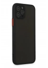 Mey İthalat®  iPhone 11 Pro Kılıf Montreal Silikon Kapak - Siyah