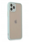 Mey İthalat®  iPhone 11 Pro Kılıf Montreal Silikon Kapak - Turkuaz