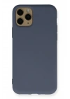 Mey İthalat®  iPhone 11 Pro Kılıf Nano içi Kadife Silikon - Gri