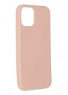 Mey İthalat®  iPhone 11 Pro Kılıf Nano içi Kadife Silikon - Pudra