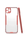 Mey İthalat®  iPhone 11 Pro Kılıf Platin Silikon - Pembe