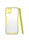 Mey İthalat®  iPhone 11 Pro Kılıf Platin Silikon - Sarı