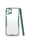 Mey İthalat®  iPhone 11 Pro Kılıf Platin Silikon - Yeşil