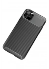 Mey İthalat®   iPhone 11 Pro Max Kılıf Auto Focus Karbon Kapak - Siyah