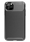 Mey İthalat®   iPhone 11 Pro Max Kılıf Auto Focus Karbon Kapak - Siyah