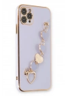 Mey İthalat®  iPhone 11 Pro Max Kılıf Esila Silikon - Lila