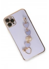 Mey İthalat®  iPhone 11 Pro Max Kılıf Esila Silikon - Lila