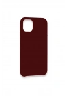 Mey İthalat®  iPhone 11 Pro Max Kılıf Lansman Legant Silikon - Bordo