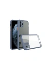 Mey İthalat®  iPhone 11 Pro Max Kılıf Miami Şeffaf Silikon - Gri