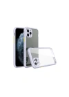 Mey İthalat®  iPhone 11 Pro Max Kılıf Miami Şeffaf Silikon - Lila