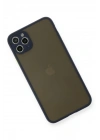 Mey İthalat®  iPhone 11 Pro Max Kılıf Montreal Silikon Kapak - Lacivert
