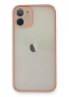 Mey İthalat®  iPhone 11 Pro Max Kılıf Montreal Silikon Kapak - Pembe