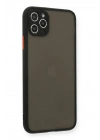 Mey İthalat®  iPhone 11 Pro Max Kılıf Montreal Silikon Kapak - Siyah
