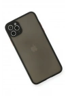 Mey İthalat®  iPhone 11 Pro Max Kılıf Montreal Silikon Kapak - Siyah