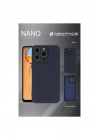 Mey İthalat®  iPhone 11 Pro Max Kılıf Nano içi Kadife Silikon - Mavi