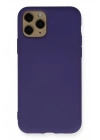 Mey İthalat®  iPhone 11 Pro Max Kılıf Nano içi Kadife Silikon - Mor