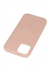 Mey İthalat®  iPhone 11 Pro Max Kılıf Nano içi Kadife Silikon - Pudra
