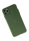 Mey İthalat®  iPhone 11 Pro Max Kılıf Puma Silikon - Yeşil