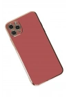 Mey İthalat®  iPhone 11 Pro Max Kılıf Volet Silikon - Kırmızı