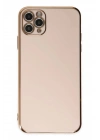Mey İthalat®  iPhone 11 Pro Max Kılıf Volet Silikon - Pembe