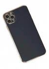 Mey İthalat®  iPhone 11 Pro Max Kılıf Volet Silikon - Siyah