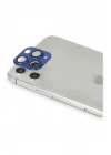Mey İthalat®  iPhone 11 Pro Max Pers Alüminyum Kamera Lens - Lacivert