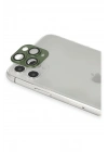 Mey İthalat®  iPhone 11 Pro Max Pers Alüminyum Kamera Lens - Yeşil