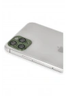 Mey İthalat®  iPhone 11 Pro Max Pers Alüminyum Kamera Lens - Yeşil