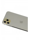 Mey İthalat®  iPhone 11 Pro Max Rainbow Kamera Lens Koruma Cam - Gold