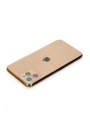 Mey İthalat®  iPhone 11 Pro Max Renkli Kamera Lens Koruma Cam - Pembe-Mavi