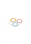 Mey İthalat®  iPhone 11 Pro Max Renkli Kamera Lens Koruma Cam - Pembe-Mavi