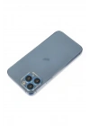 Mey İthalat®  iPhone 11 Pro Max Shine Kamera Lens Koruma Cam - Mavi