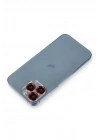 Mey İthalat®  iPhone 11 Pro Metal Kamera Lens Koruma Cam - Kırmızı