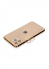 Mey İthalat®  iPhone 11 Pro Renkli Kamera Lens Koruma Cam - Turuncu-Kırmızı