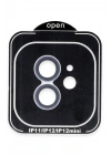 Mey İthalat®  iPhone 11 PVD Metal Kamera Lens - Mavi