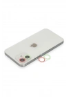 Mey İthalat®  iPhone 11 Renkli Kamera Lens Koruma Cam - Yeşil-Pembe
