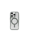 Mey İthalat®  iPhone 12 Kılıf Boyi Magsafe Silikon Kapak - Yeşil