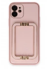 Mey İthalat®  iPhone 12 Kılıf Coco Elit Kapak - Pembe
