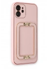 Mey İthalat®  iPhone 12 Kılıf Coco Elit Kapak - Pembe