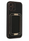 Mey İthalat®  iPhone 12 Kılıf Coco Elit Kapak - Siyah