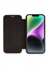 Mey İthalat®  iPhone 12 Kılıf Dolpin Kapaklı - Siyah
