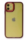 Mey İthalat®  iPhone 12 Kılıf Dora Kapak - Kırmızı